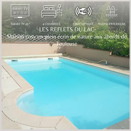 Maison T5 -les Reflets Du -terrasse -piscine Proche Meet - Airbus